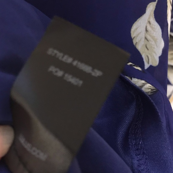 📦5/$50 Lulus Shifting Dears Floral Print Mini Dress in Royal Blue Size XS - Picture 11 of 11